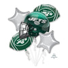 Anagram NFL NEW YORK JETS BOUQUET Balloon Bouquet 41580-01-A-P