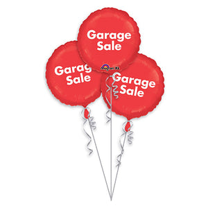 Anagram POP GARAGE SALE - 3 PACK Foil Balloon 16905-01-A-P