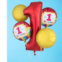 Anagram RAINBOW 1ST BIRTHDAY BOUQUET Balloon Bouquet 34100-01-A-P