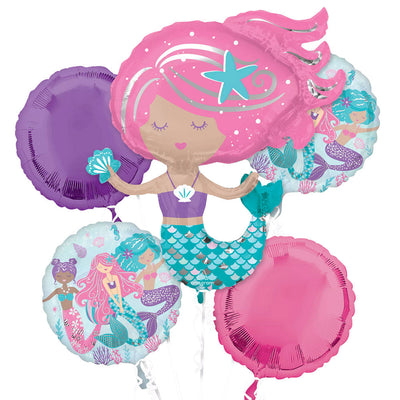 Anagram SHIMMERING MERMAID BOUQUET Balloon Bouquet 42890-01-A-P