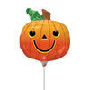 Anagram SMILEY PUMPKIN MINI SHAPE (AIR-FILL ONLY) Foil Balloon 43161-02-A-U