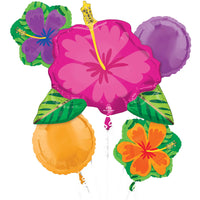Anagram SUMMER HIBISCUS BOUQUET Balloon Bouquet 42990-01-A-P