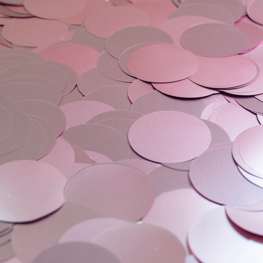 Light Pink Chrome Confetti