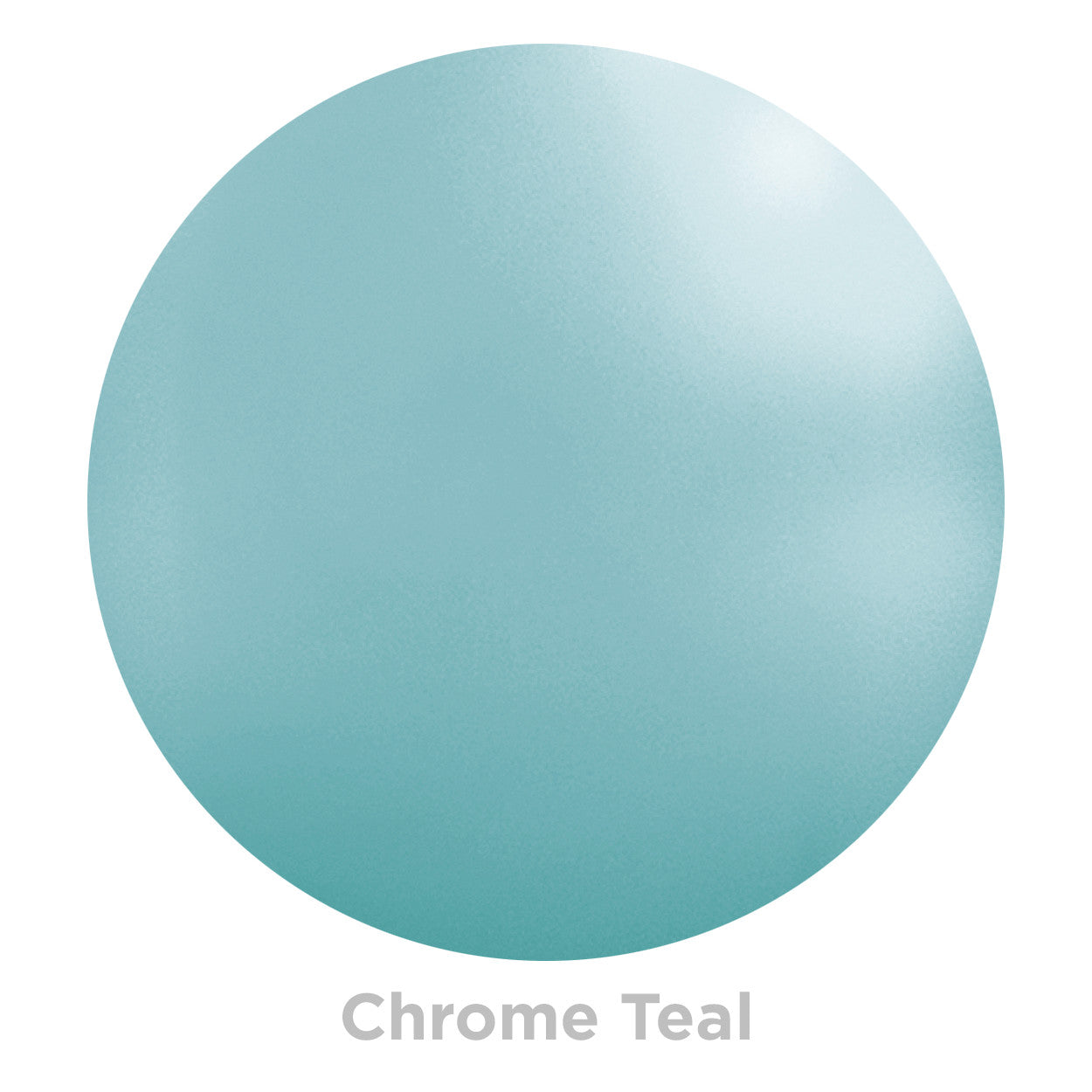 Teal Chrome Confetti