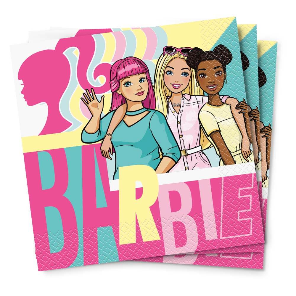 BARBIE LUNCHEON NAPKINS (16 PK)