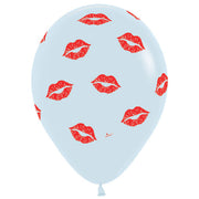 Betallatex 11 inch RED LIP KISSES Latex Balloons 53573-B-6