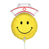 Betallic 14 inch SMILEY NURSE MINI SHAPE (AIR-FILL ONLY) Foil Balloon 19197-B-U