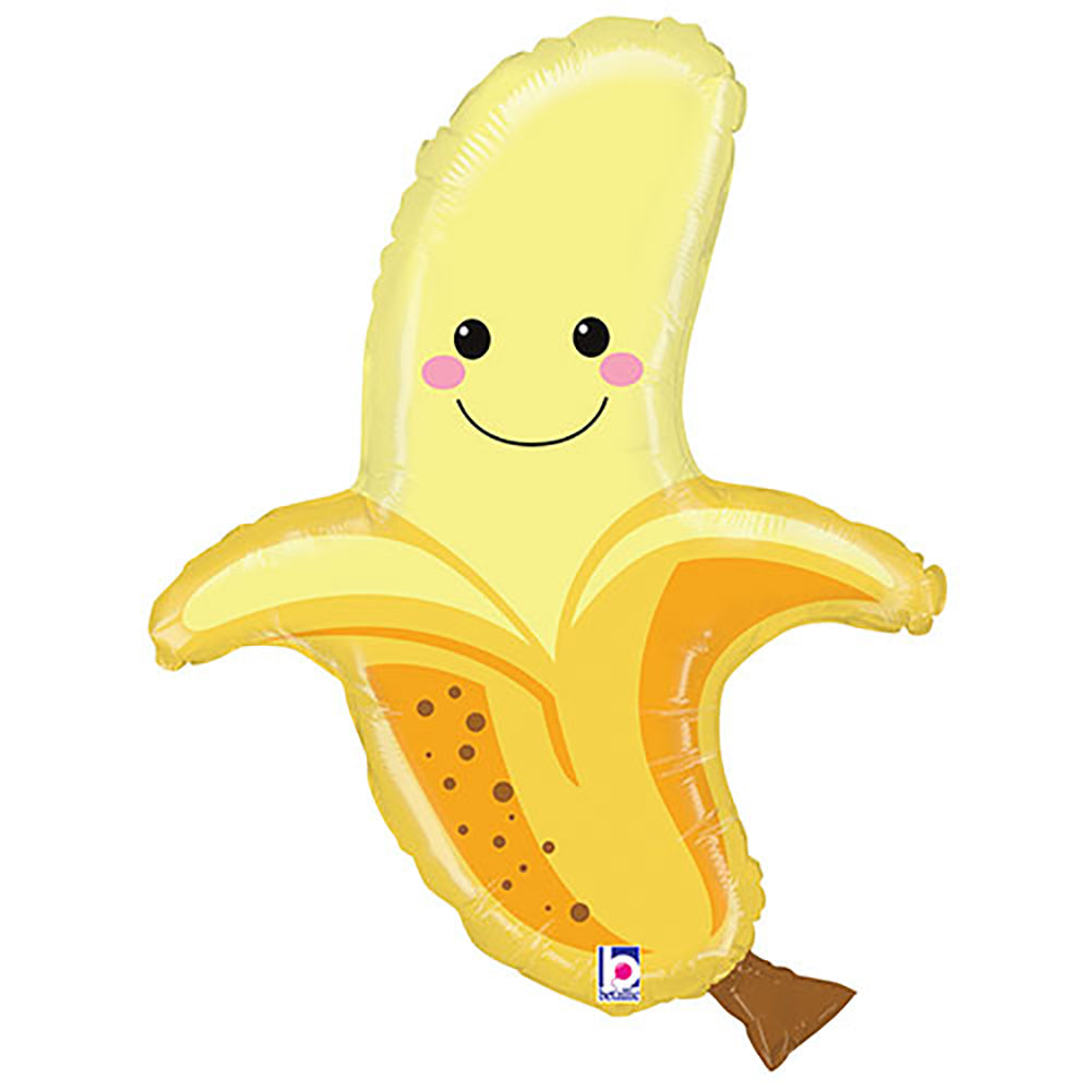30 inch Betallic Produce Pal - Banana Foil Balloon - 35525 - LA Balloons