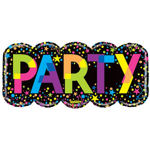 Betallic 38 inch MIGHTY COLORFUL PARTY Foil Balloon 35945-B-P