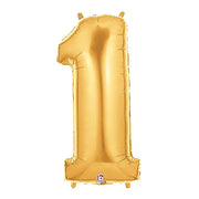 Betallic 40 inch NUMBER 1 - GOLD MEGALOON Foil Balloon 15841GP-B-P