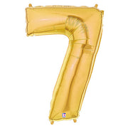 Betallic 40 inch NUMBER 7 - GOLD MEGALOON Foil Balloon 15847GP-B-P