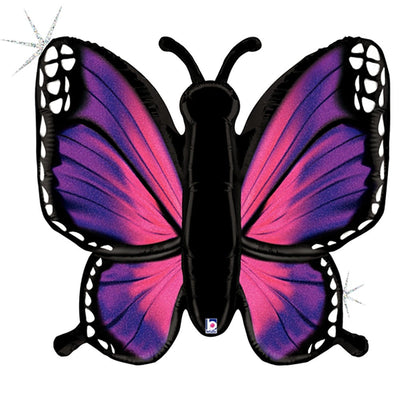 Betallic 46 inch RADIANT BUTTERFLY - PINK Foil Balloon 35777-B-P