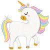 Betallic 48 inch GLITTER PASTEL UNICORN Foil Balloon 35952-B-P