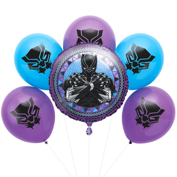 BLACK PANTHER FOIL & LATEX BALLOON KIT - LA Balloons