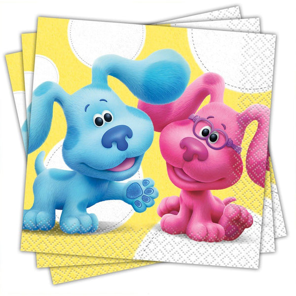 BLUE'S CLUES BEVERAGE NAPKINS (16 PK) - LA Balloons