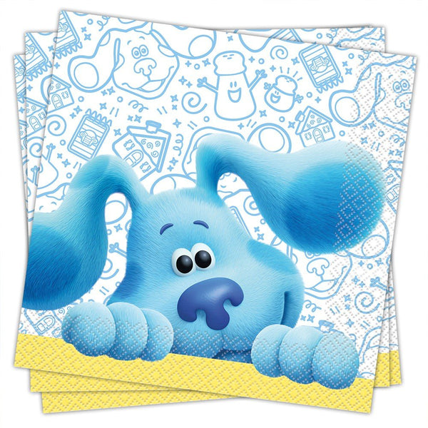 BLUE'S CLUES LUNCHEON NAPKINS (16 PK) - LA Balloons
