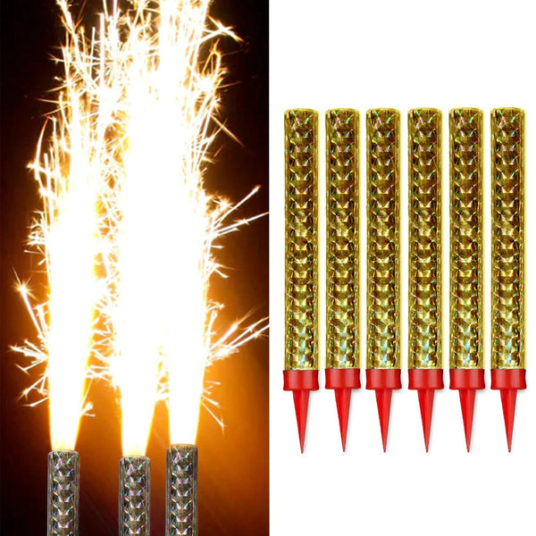 CAKE SPARKLER PARTY CANDLES - MEDIUM (6 PK) - LA Balloons