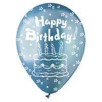 CTI 12 inch ALL-ROUND BIRTHDAY CAKE Latex Balloons 950033-C