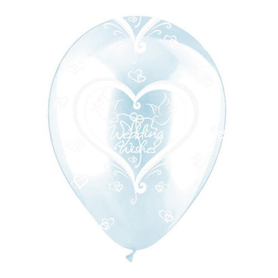 CTI 12 inch ALL-ROUND WEDDING WISHES Latex Balloons 950041-C
