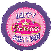 CTI 17 inch HAPPY BIRTHDAY PRINCESS PINK PEARLS Foil Balloon 114545-C-U