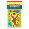 CURIOUS GEORGE INVITATIONS (8 PK) - LA Balloons