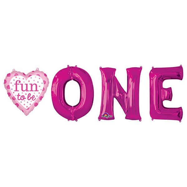 FUN TO BE O - N - E GIRL - LA Balloons