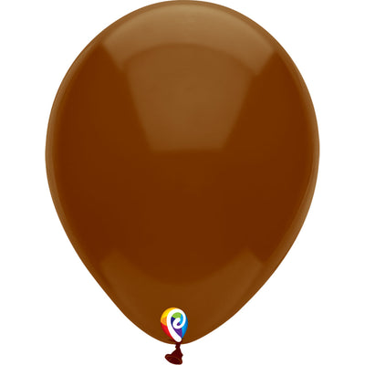Funsational 12 inch FUNSATIONAL COCOA BROWN Latex Balloons