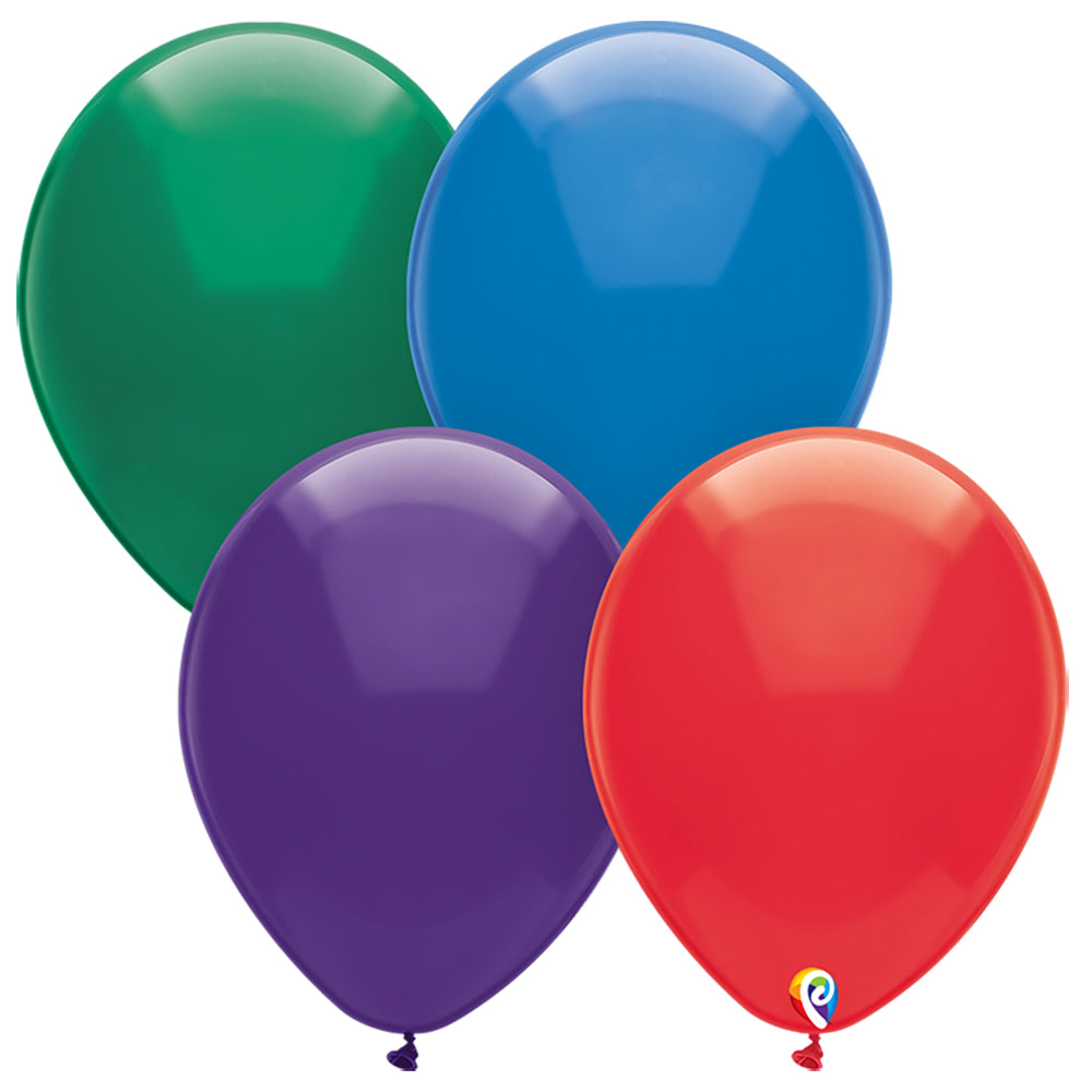 Funsational 12 inch FUNSATIONAL CRYSTAL ASSORTMENT Latex Balloons 57065-F