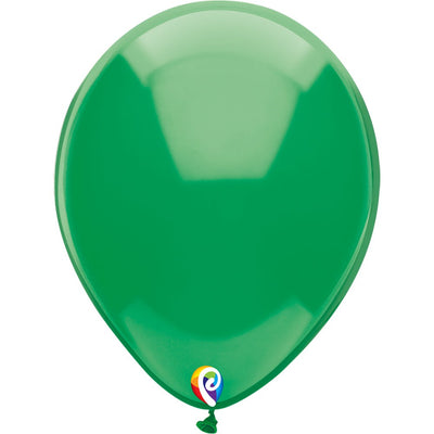 Funsational 12 inch FUNSATIONAL CRYSTAL GREEN Latex Balloons