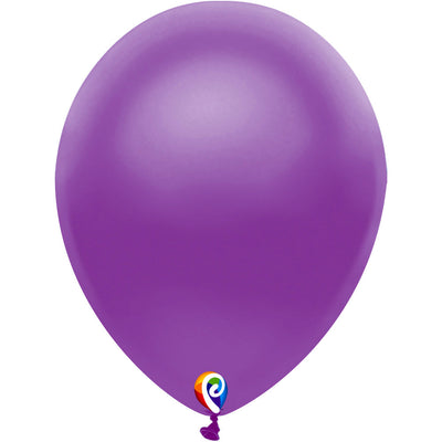 Funsational 12 inch FUNSATIONAL PEARL PURPLE Latex Balloons