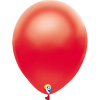Funsational 12 inch FUNSATIONAL PEARL RED Latex Balloons