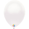 Funsational 12 inch FUNSATIONAL PEARL WHITE Latex Balloons