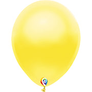 Funsational 12 inch FUNSATIONAL PEARL YELLOW Latex Balloons