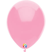 Funsational 7 inch FUNSATIONAL PINK Latex Balloons 21375-F