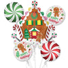 GINGERBREAD HOUSE & HOLIDAY COOKIES BOUQUET - LA Balloons