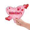 HAPPY VALENTINE'S DAY PLAYFUL SWIRLY HEART MINI SHAPE (AIR FILL ONLY) - LA Balloons