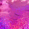 HOLOGRAPHIC CONFETTI - MAGENTA - LA Balloons
