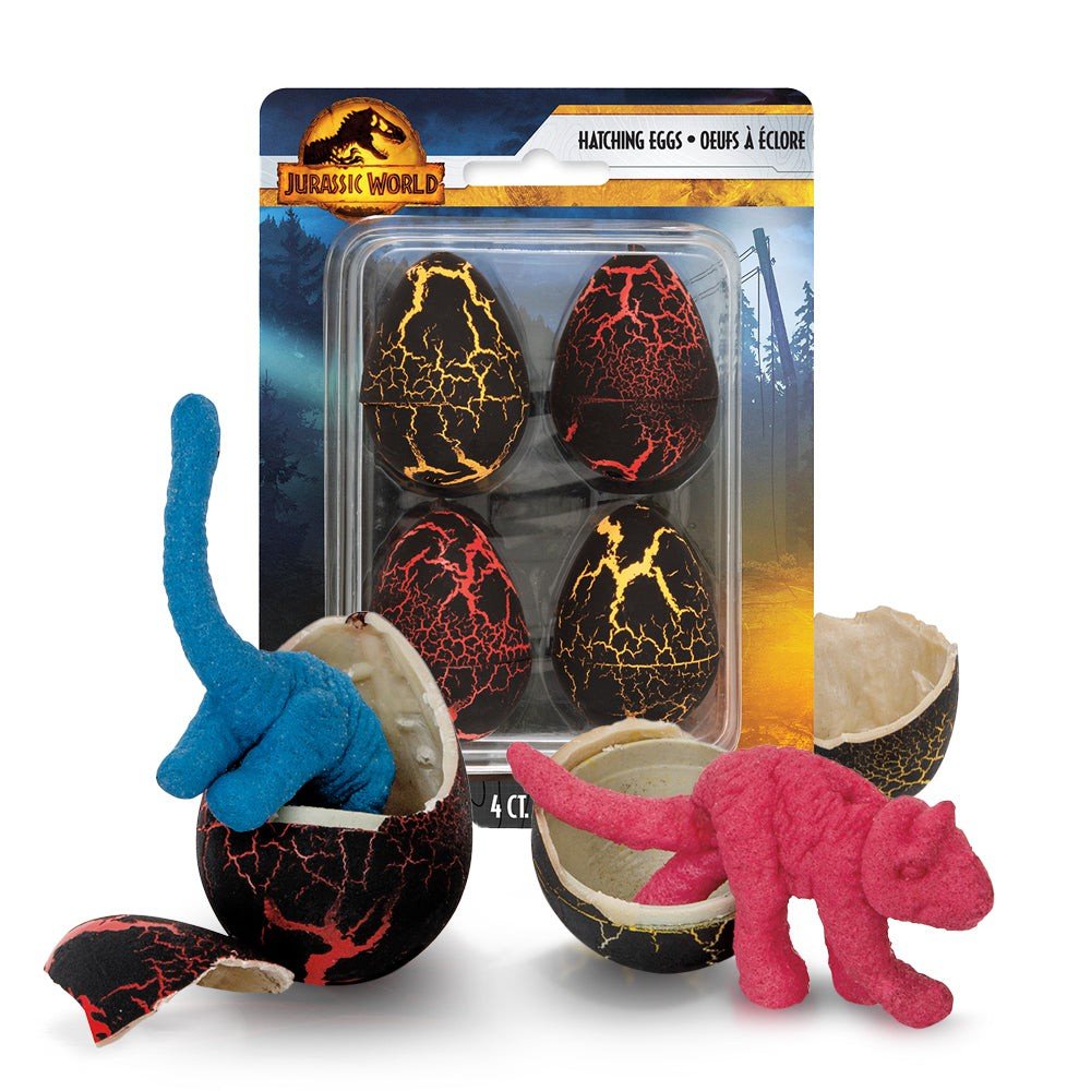 JURASSIC WORLD 3 GROW A DINOSAUR EGG (4 PK)