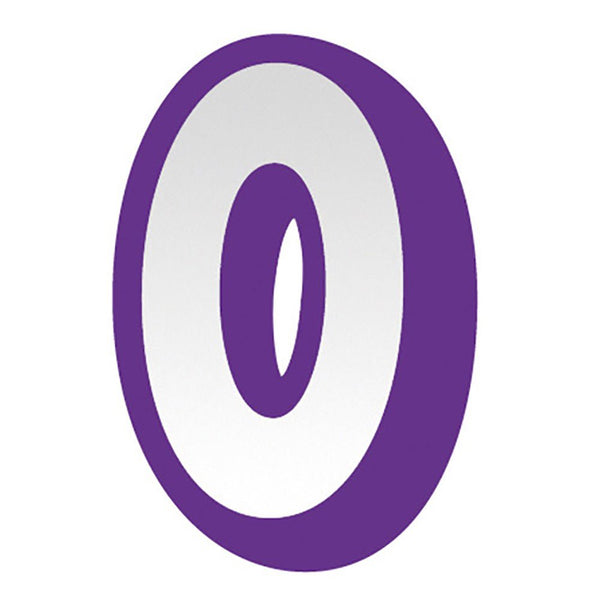 JUST WRITE STICKER NUMBER 0 - LA Balloons