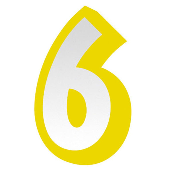 JUST WRITE STICKER NUMBER 6 - LA Balloons