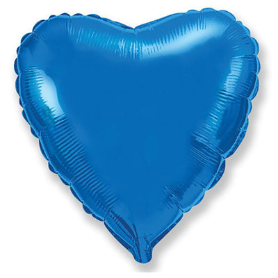 LA Balloons 32 inch HEART - METALLIC SKY BLUE Foil Balloon LAB425-FM