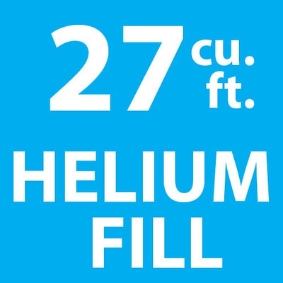LA Balloons HELIUM FILL - 27 CU. FT. CYLINDER Service HE27