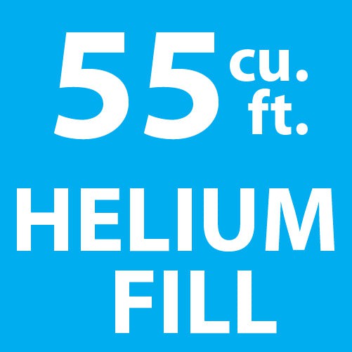 LA Balloons HELIUM FILL - 55 CU. FT. CYLINDER Service HE55