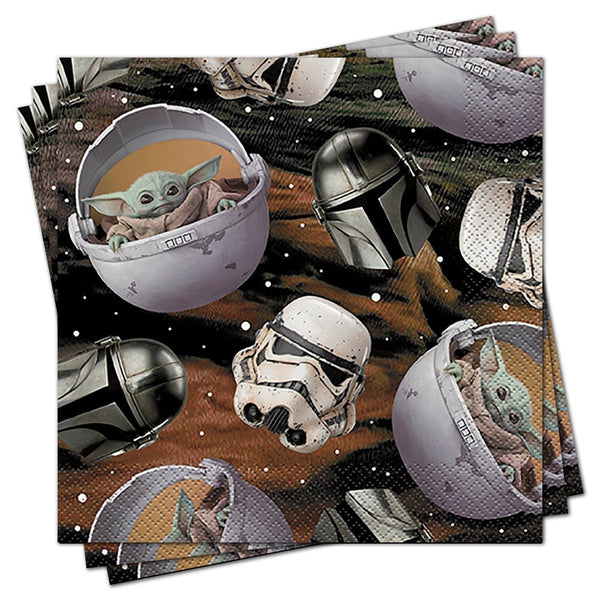 MANDALORIAN - THE CHILD LUNCHEON NAPKINS (16 PK) - LA Balloons