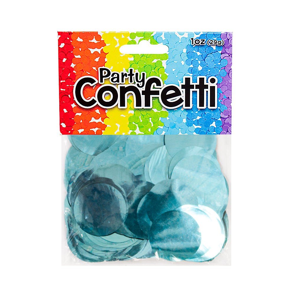 METALLIC CONFETTI - LIGHT BLUE