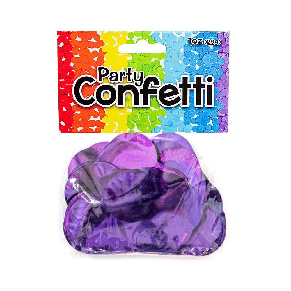 METALLIC CONFETTI - PURPLE