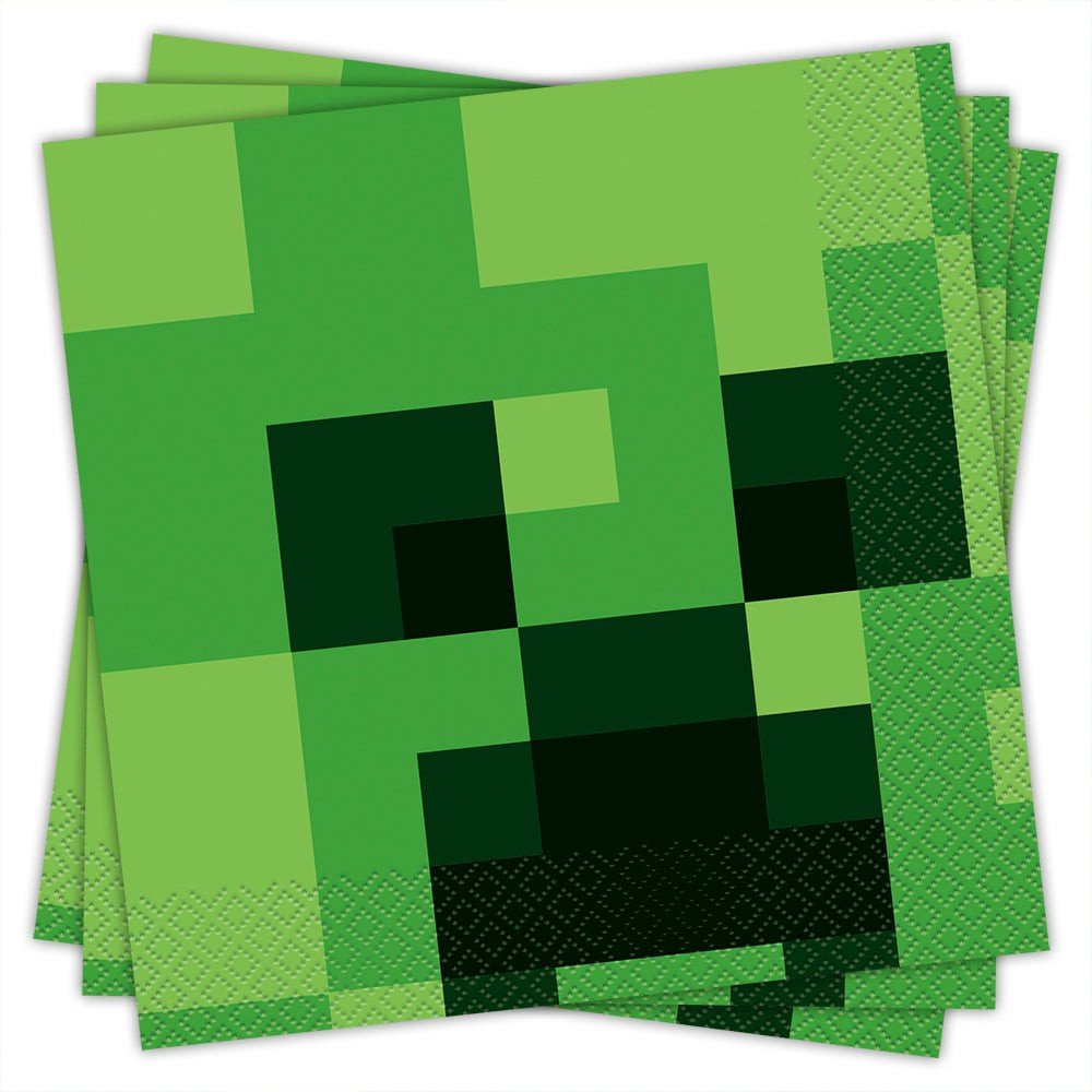 MINECRAFT LUNCHEON NAPKINS (16 PK)
