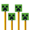 MINECRAFT PENCIL TOPS (4 PK) - LA Balloons
