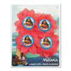 MOANA FLOWER CLIP HAIR (4 PK) - LA Balloons
