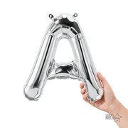 Northstar 16 inch LETTER A - NORTHSTAR - SILVER (AIR-FILL ONLY) Foil Balloon 00479-01-N-P